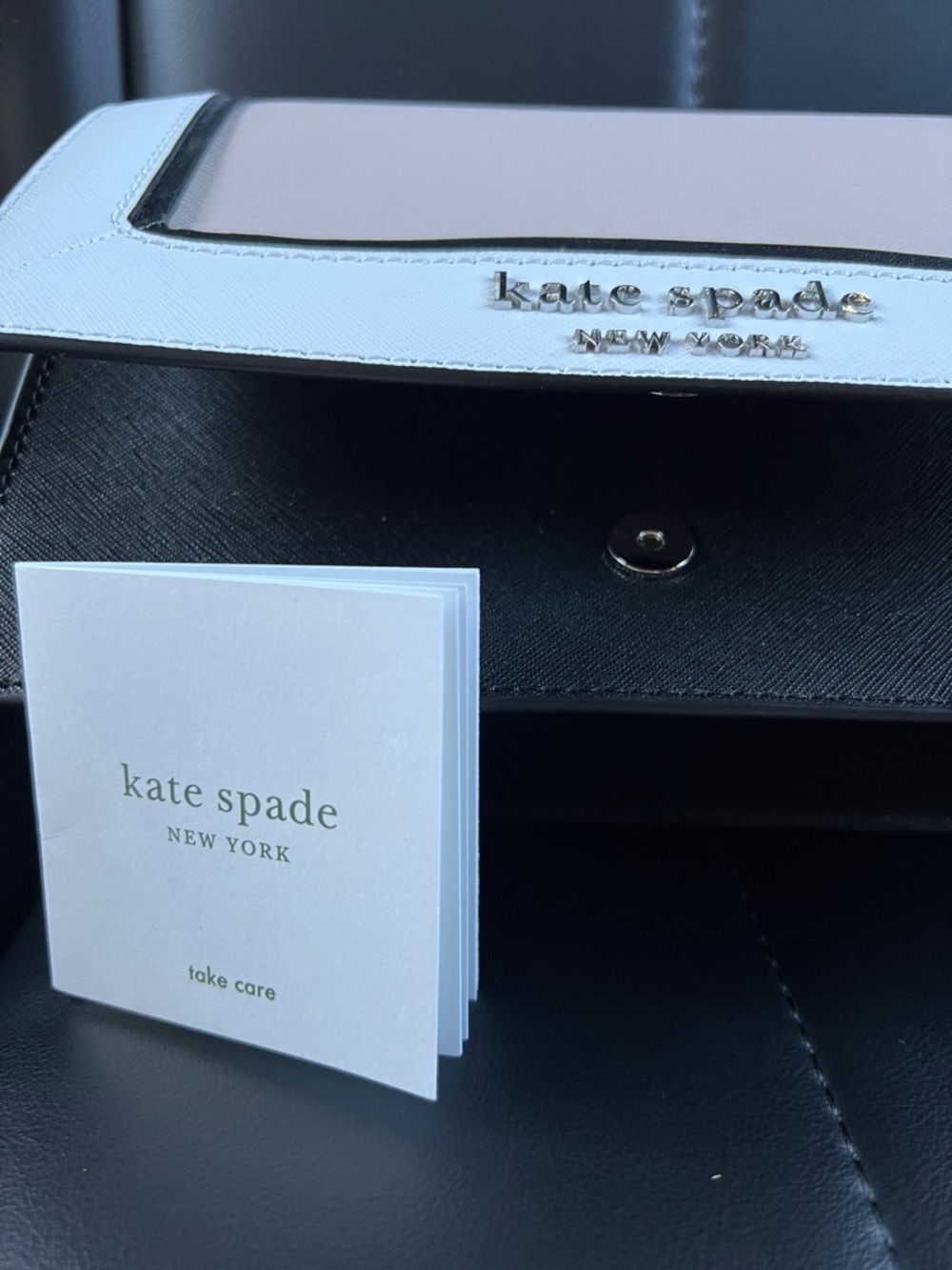 kate spade Black, White & Cream Chain Crossbody Bag - Picture 4 of 5